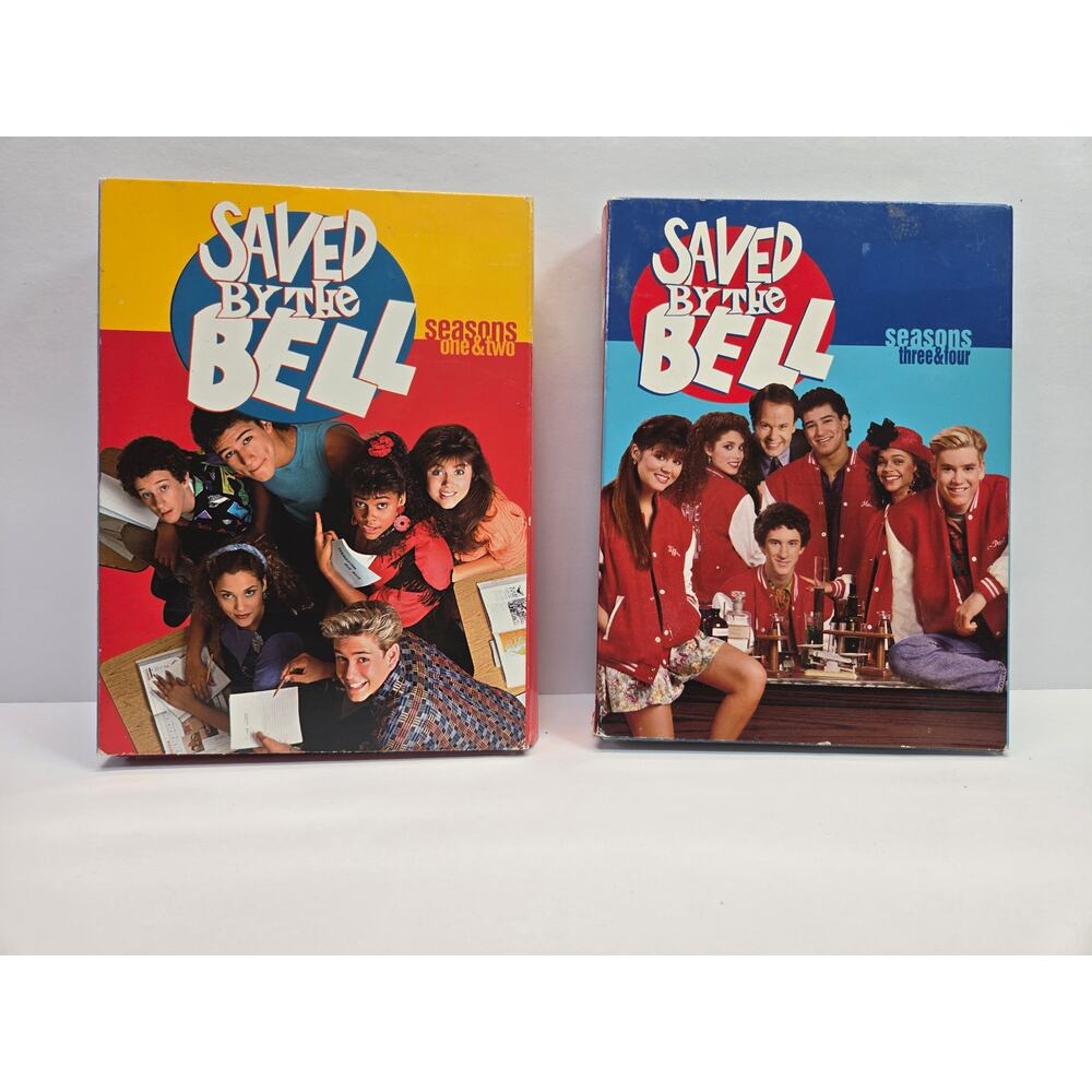 NBC Saved By The Bell Season 1-4 DVD Boxset Bundle | Y2K